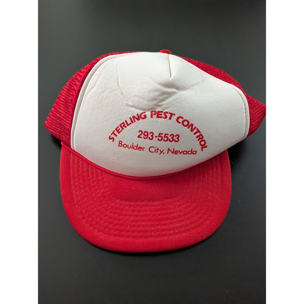 Sterling Pest Control Nevada Snapback‎ Trucker Hat Red OSFM